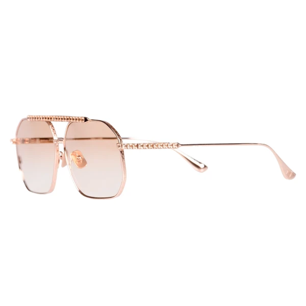 Le Boss 2.0 Sunglasses in Rose Gold - Image 2
