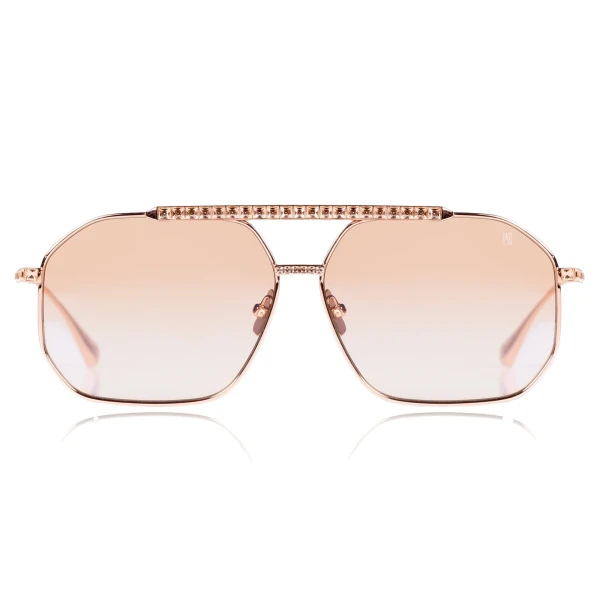 Anna-Karin Karlsson Le Boss 2.0 Sunglasses in Rose Gold