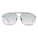 Anna-Karin Karlsson Le Boss 2.0 Sunglasses in White Gold Blush