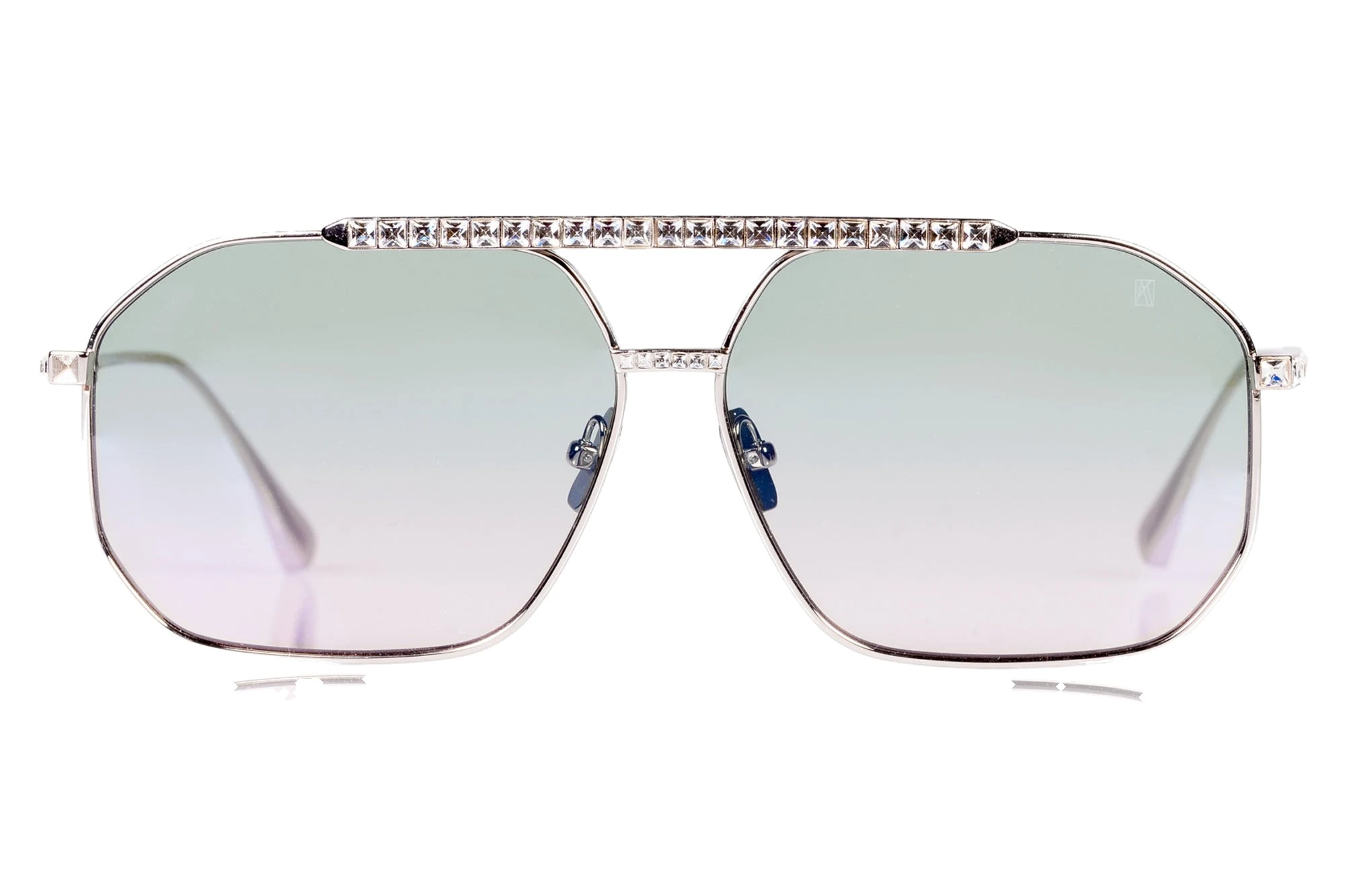 Le Boss 2.0 Sunglasses in White Gold Blush