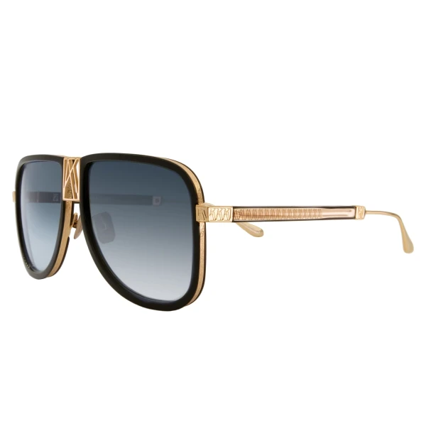 Logo Dude Sunglasses in Black - Image 2