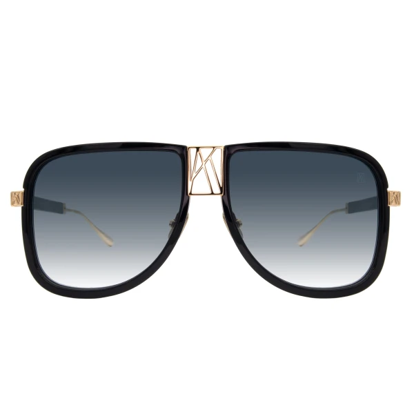 Anna-Karin Karlsson Logo Dude Sunglasses in Black