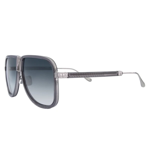 Logo Dude Sunglasses in Grey - Image 2