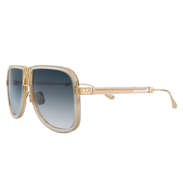 Logo Dude Sunglasses in Translucent - Image 2