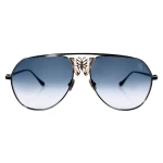 Anna-Karin Karlsson Miss Rosell 2.0 Sunglasses in Black and Gold