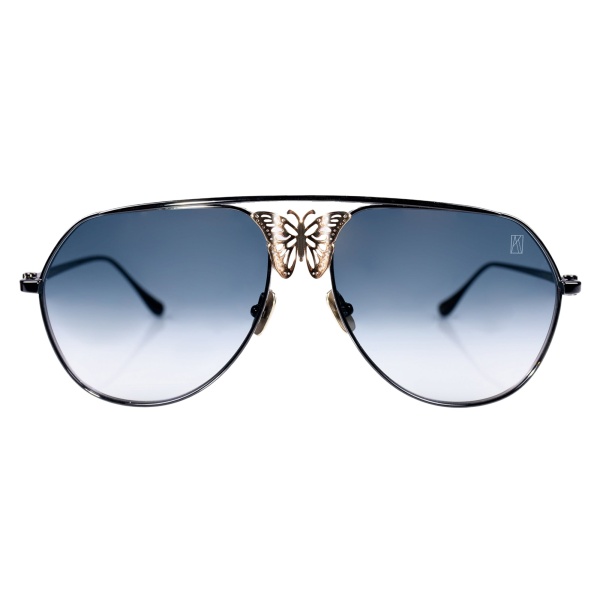 Anna-Karin Karlsson Miss Rosell 2.0 Sunglasses in Black and Gold