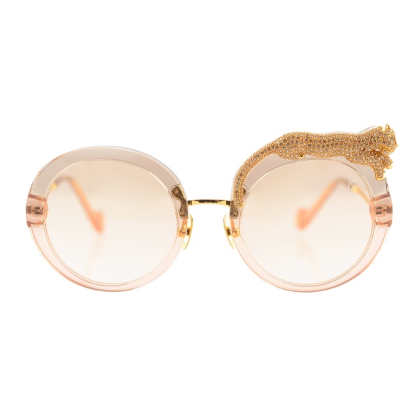 Anna-Karin Karlsson Rose et la Roue Sun Sunglasses in Tobacco