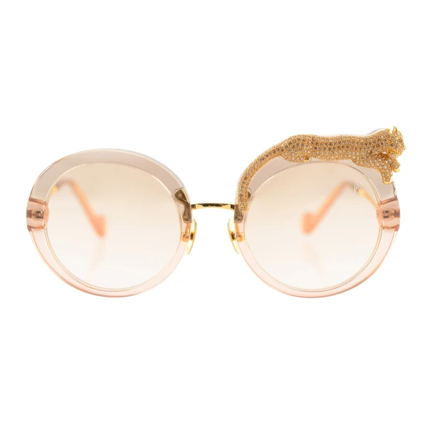 Anna-Karin Karlsson Rose et la Roue Sun Sunglasses in Tobacco