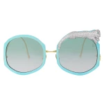 Anna-Karin Karlsson Rose et le Rêve Sun Sunglasses in Turquoise