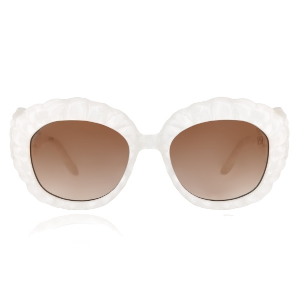 Anna-Karin Karlsson Shade of Sirens Sunglasses in White Pearl