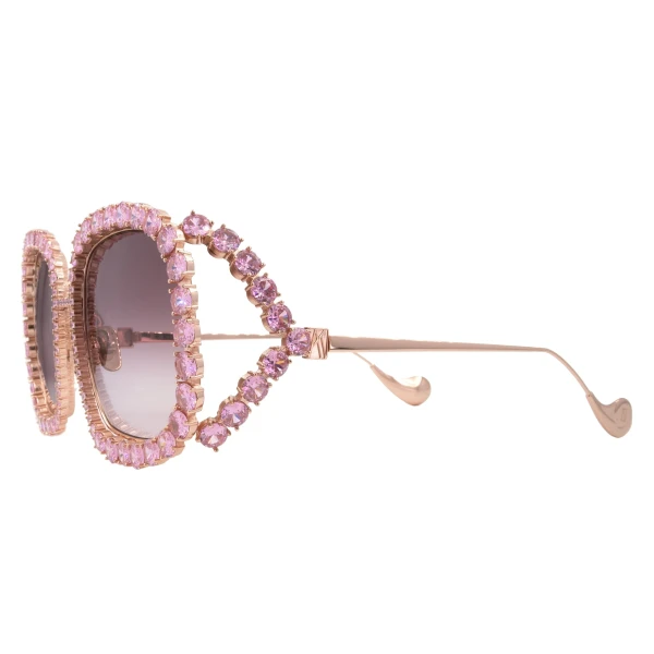 Starry Sky Sunglasses in Rose Gold - Image 2