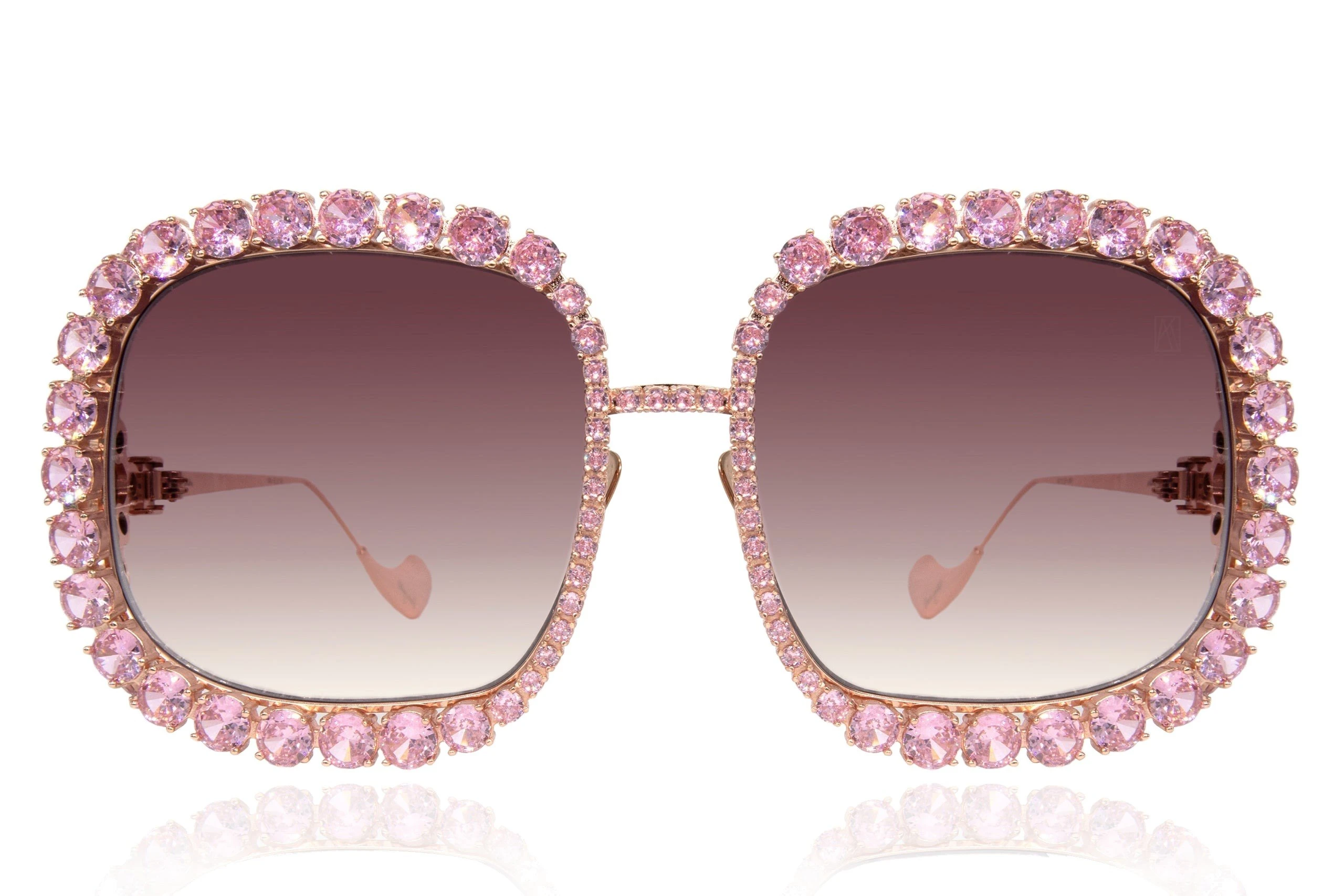 Starry Sky Sunglasses in Rose Gold