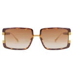 Anna-Karin Karlsson Too Handsome Sun Sunglasses in Amber Tortoise