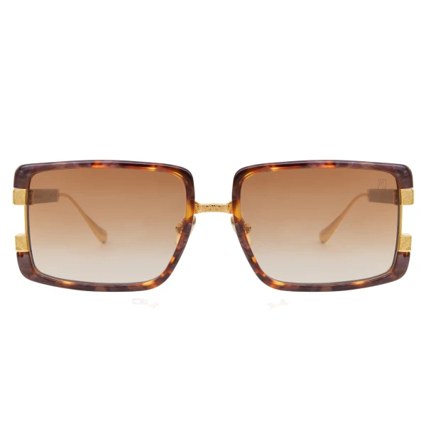 Anna-Karin Karlsson Too Handsome Sun Sunglasses in Amber Tortoise