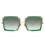 Anna-Karin Karlsson White Moon Sunglasses in Emerald