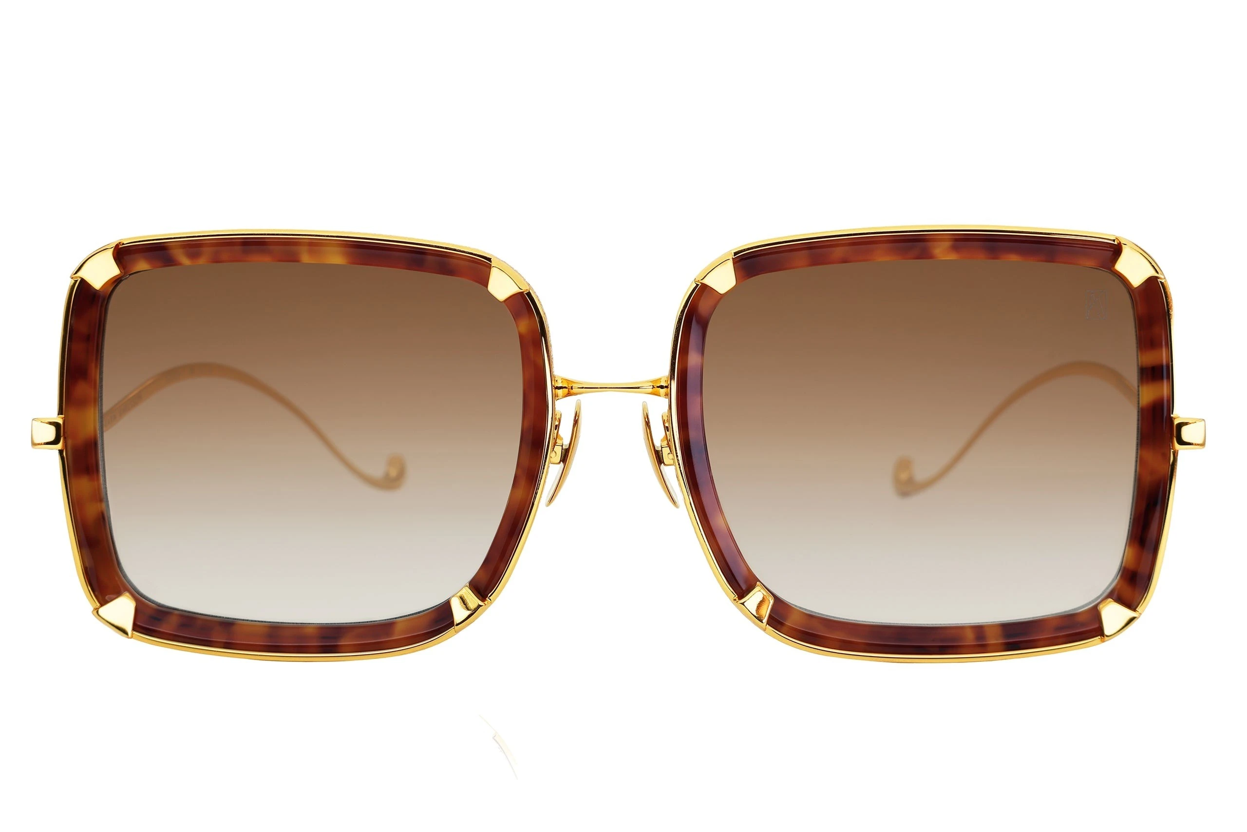 White Moon Sunglasses in Maple Tortoise