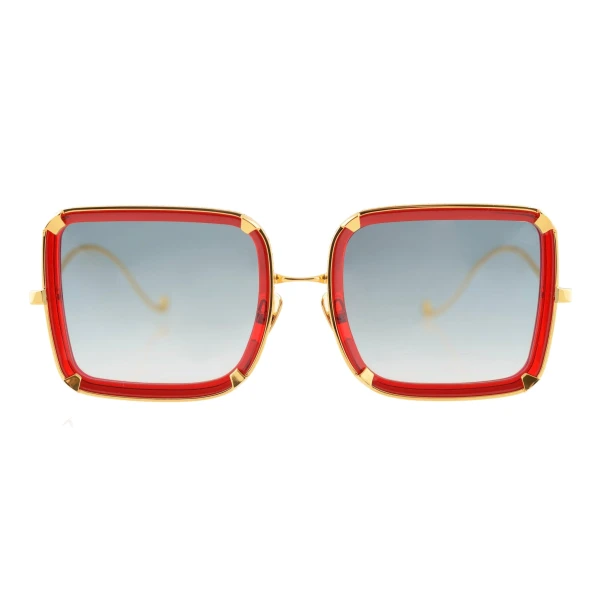 Anna-Karin Karlsson White Moon Sunglasses in Red