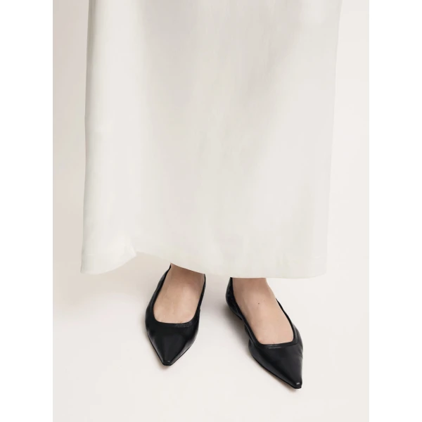 Black ATP Atelier ballet flats