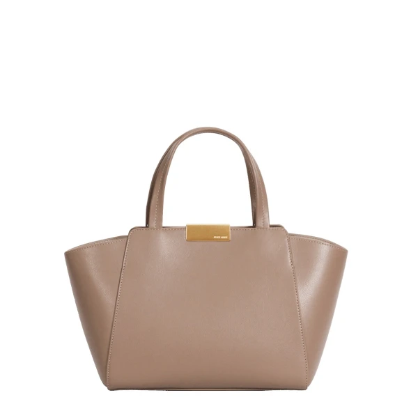 Ateliers Auguste Mini Sévigné in Taupe Smooth Leather bag