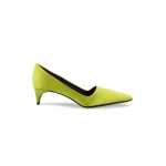 Bernadette Classic Satin Pump in Lime | Shoes | Coveti