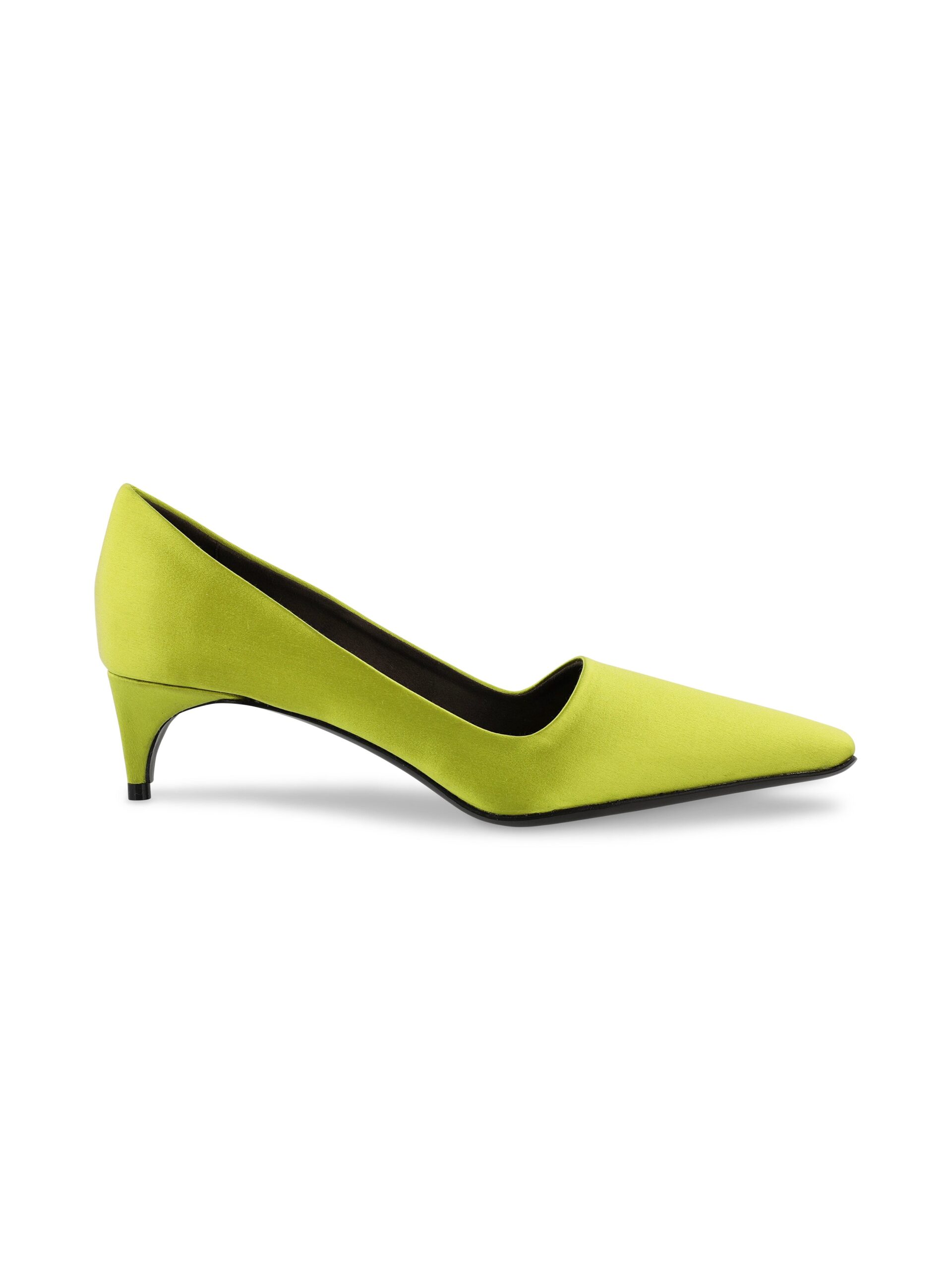 Bernadette Classic Satin Pump in Lime | Shoes | Coveti Bernadette Classic Satin Pump in Lime | Shoes | Coveti
