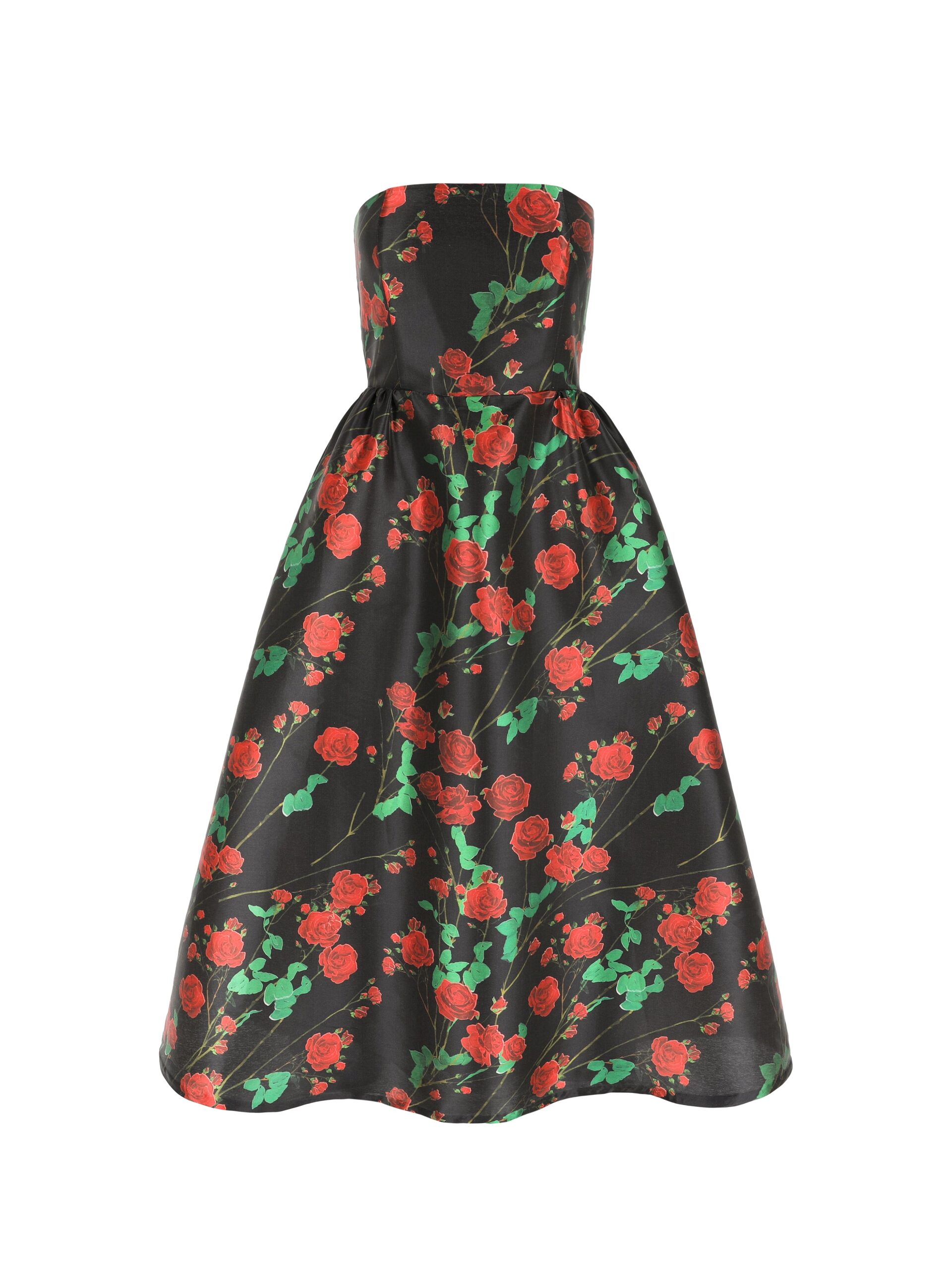 Bernadette Dress Dette in Rosebranches Red on Black | Dresses | Coveti Bernadette Dress Dette in Rosebranches Red on Black | Dresses | Coveti