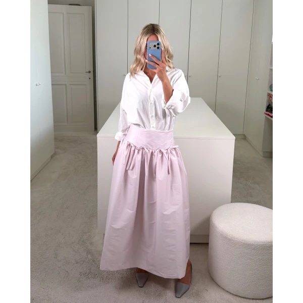 Oscar Skirt in Icy Pink - Image 4
