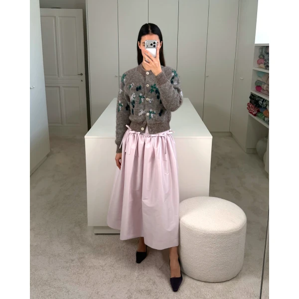 Oscar Skirt in Icy Pink - Image 5