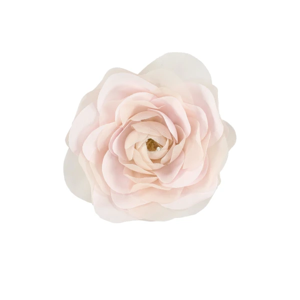 Romantic Rose Brooch in Icy Pink