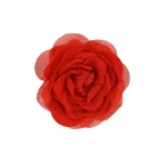 Bernadette Romantic Rose Brooch in Red | Jewelry | Coveti