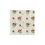 Bernadette Silk Scarf in Lingerie Roses Red on Cream | Accessories | Coveti