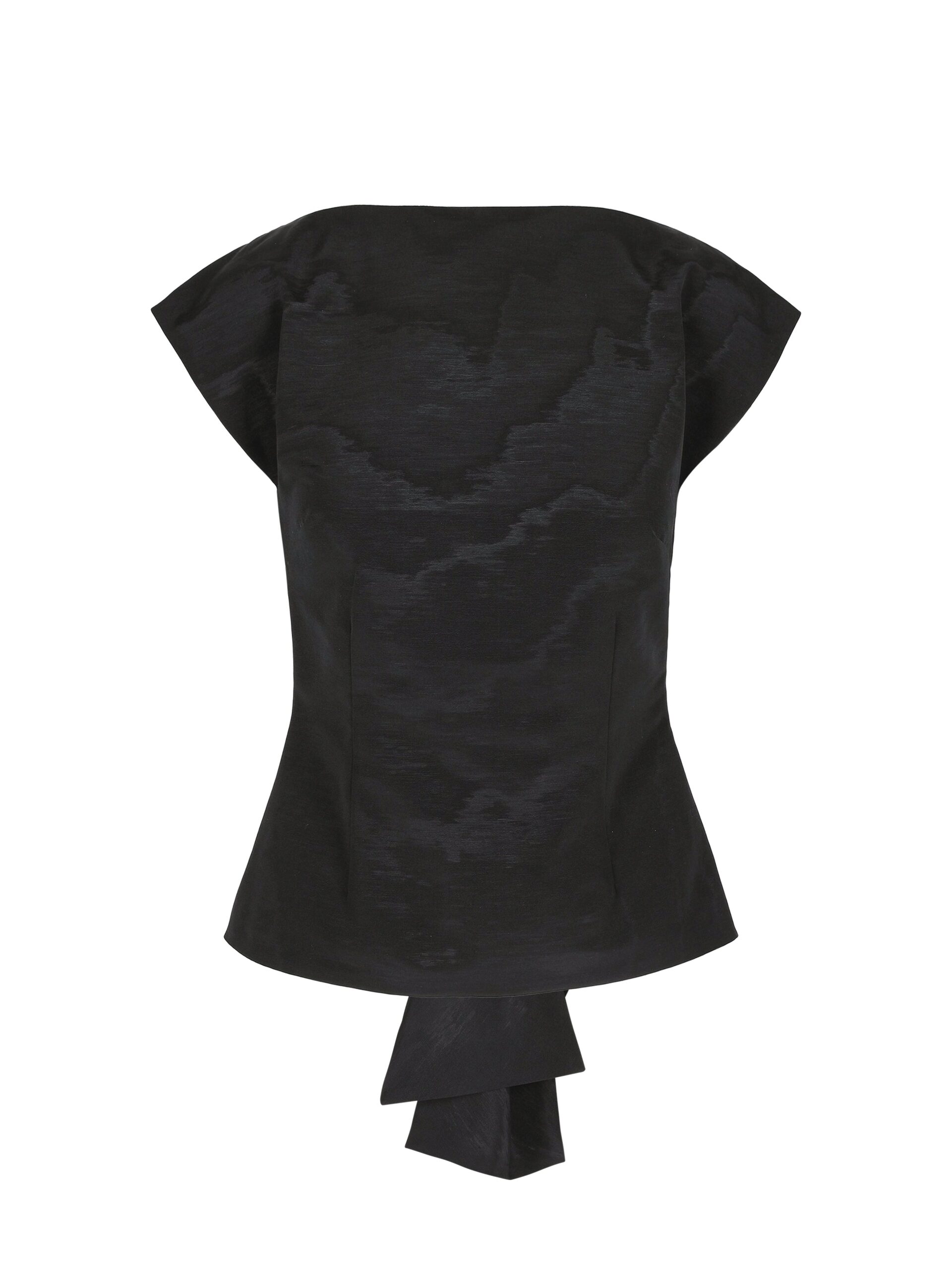 Bernadette Top Atticus in Black Moire | Tops | Coveti Bernadette Top Atticus in Black Moire | Tops | Coveti