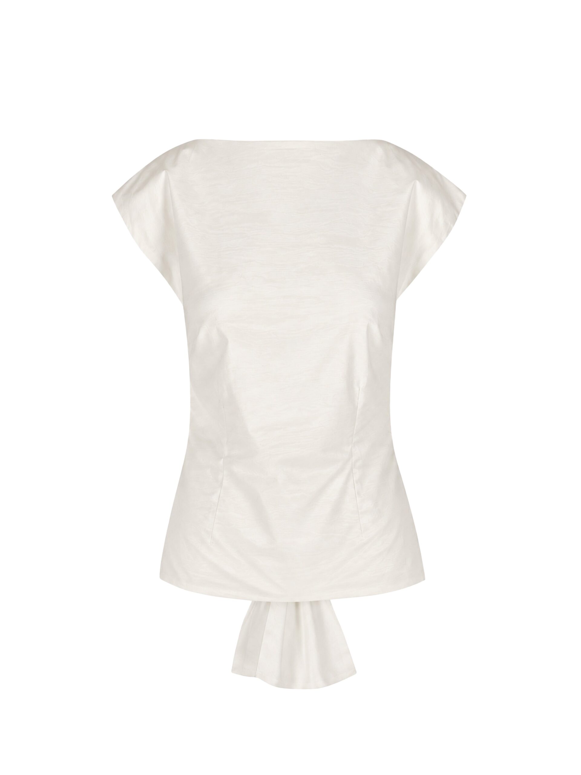Bernadette Top Atticus in Ivory Moire | Tops | Coveti Bernadette Top Atticus in Ivory Moire | Tops | Coveti