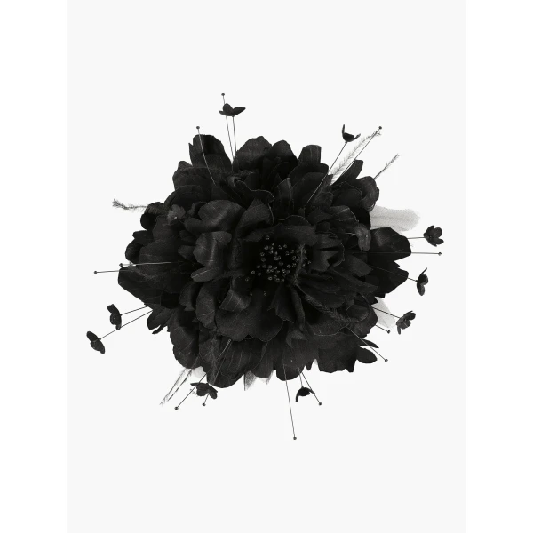 Wild Rose Brooch in Black - Image 2