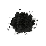 Bernadette Wild Rose Brooch in Black | Jewelry | Coveti
