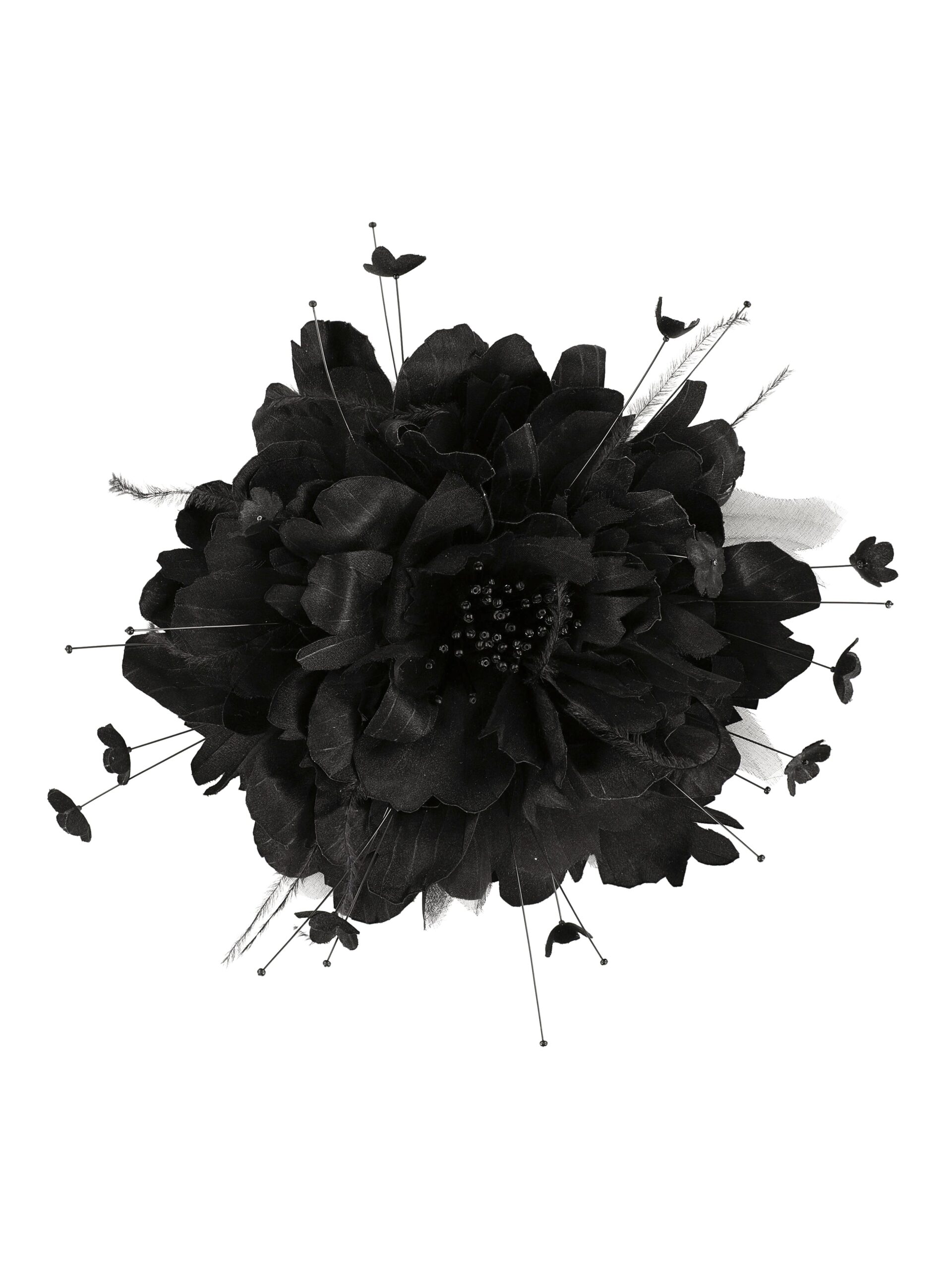 Bernadette Wild Rose Brooch in Black | Jewelry | Coveti Bernadette Wild Rose Brooch in Black | Jewelry | Coveti