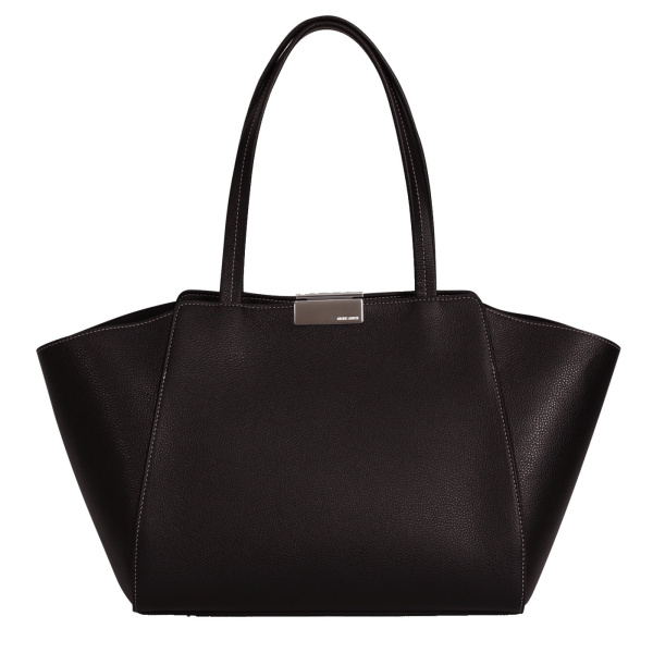 Ateliers Auguste Sévigné Silver Edition in Black Pebble Leather bag