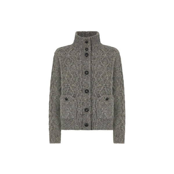 Elfe Joni Cardigan in Sherwood Grey