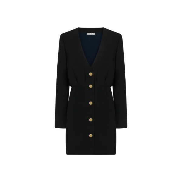 Friesian Dress in Luna Black