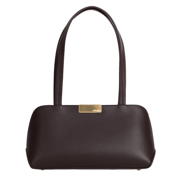 Ateliers Auguste Passy East West in Chocolate Smooth Leather bag