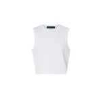 Camilla and Marc Alba Crop Rib Tank in Soft White | Tops | Coveti