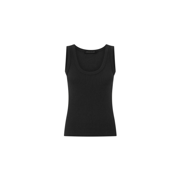 Camilla and Marc Alba Rib Tank in Black | Tops | Coveti