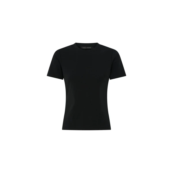 Alba Rib Tee in Black