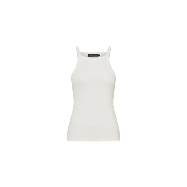 Alba Spaghetti Strap Tank in Soft White