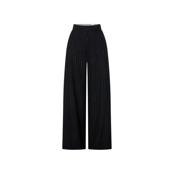 Camilla and Marc Alvar Relaxed Pant in Black and White Stripe | Pants | Coveti