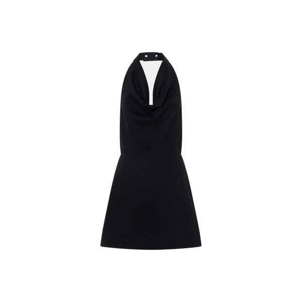 Camilla and Marc Aubrey Denim Mini Dress in True Black | Dresses | Coveti