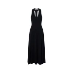 Camilla and Marc Aurore Knit Midi Fitted Dress in Black | Dresses | Coveti