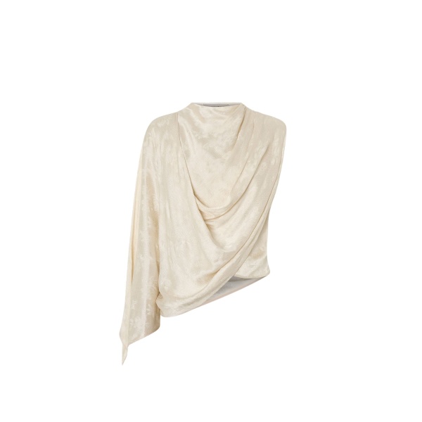 Camilla and Marc Avis Drape Top in Cream | Tops | Coveti