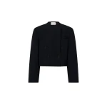 Camilla and Marc Caius Relaxed Cropped Blazer in Black | Jackets | Coveti