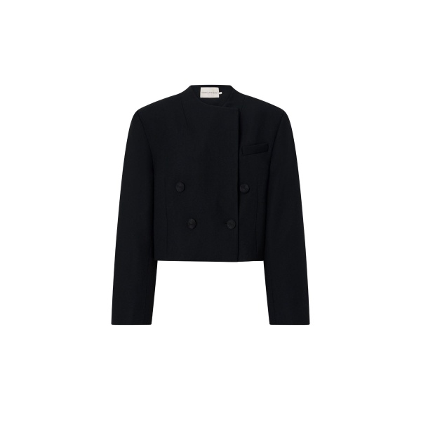 Camilla and Marc Caius Relaxed Cropped Blazer in Black | Jackets | Coveti